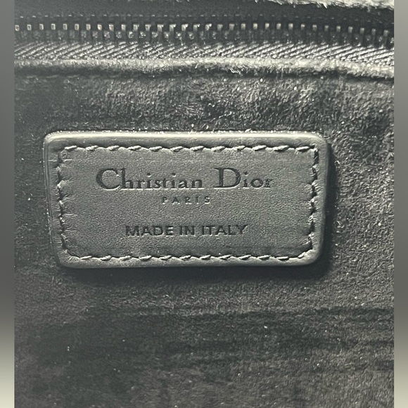 Christian Dior Lady Cannage So Black Large ultramatte calfskin - Picture 8 of 10